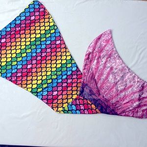 Mermaid Tail Blanket for girls